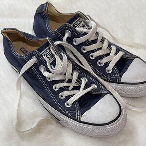 Converse Classic Navy and White Sneakers